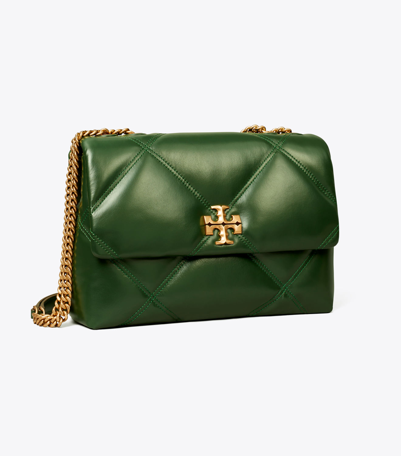 Bolsa De Ombro Kira Diamond Quilt Fir Tree - Tory